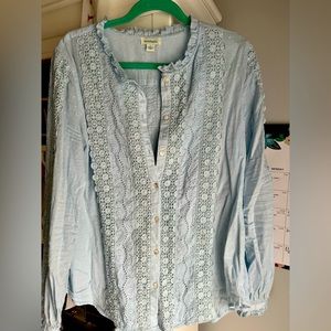 Sundance Catalog Long Sleeve Blouse